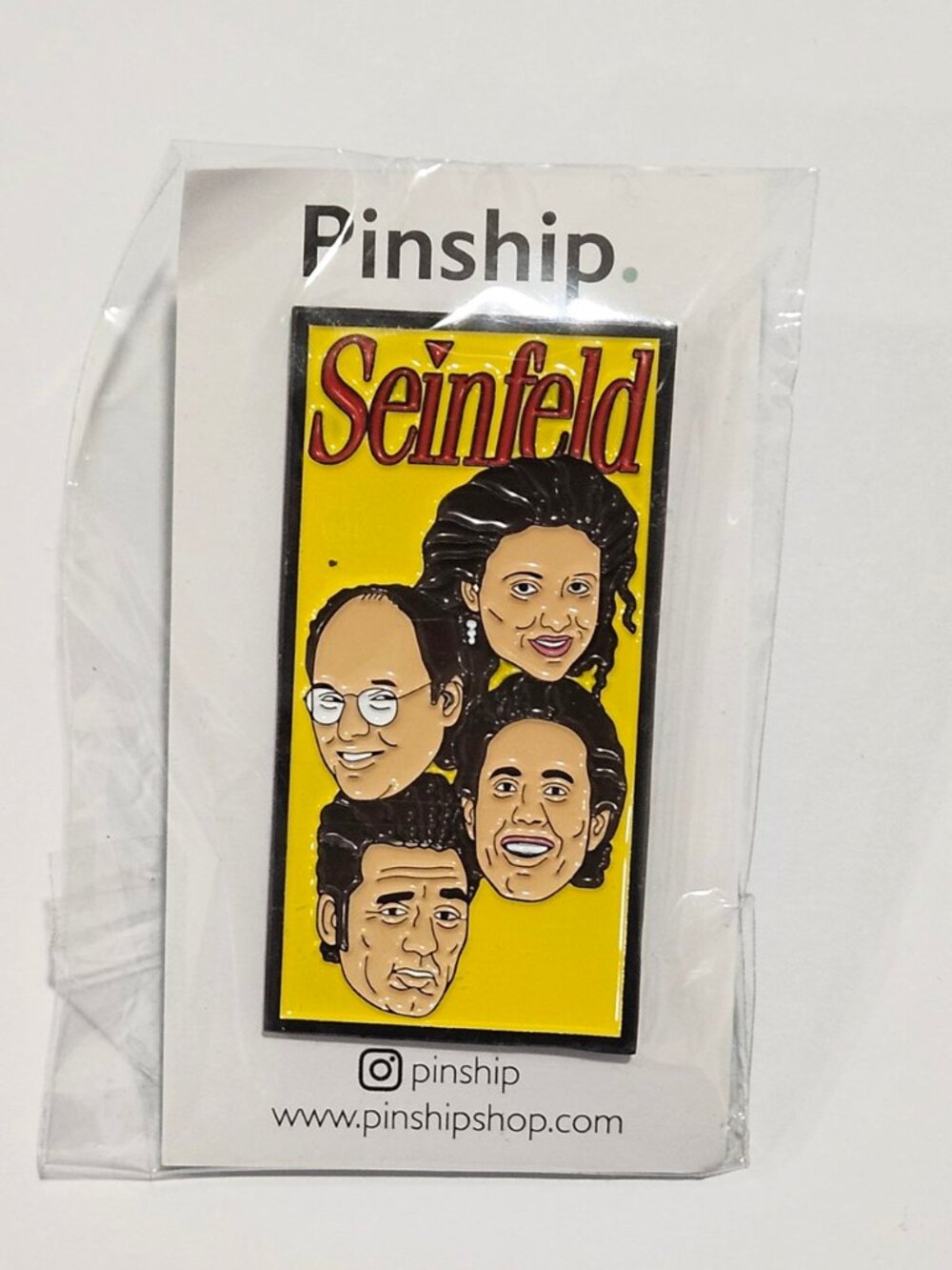 Seinfeld Enamel PIn - Jerry Elaine George Costanza Kramer Julia Louis-Dreyfus